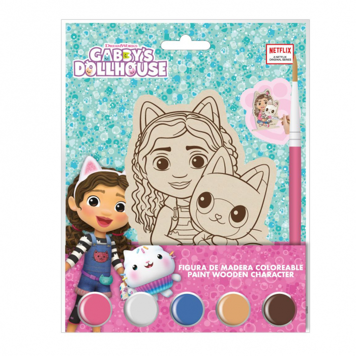 Figurina din lemn de pictat Gabby's Dollhouse [1]