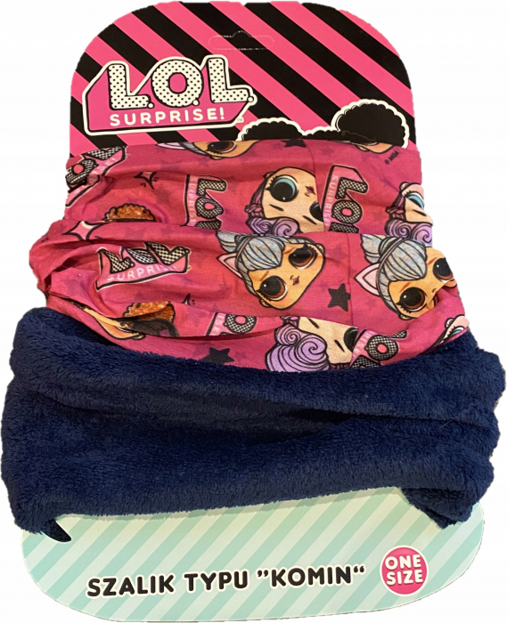 Fular Lol Surprise fleece circular, tip guler reversibil [3]