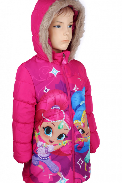 Geaca groasa Shimmer Shine, fucsia, 2 ani, 92 cm [2]