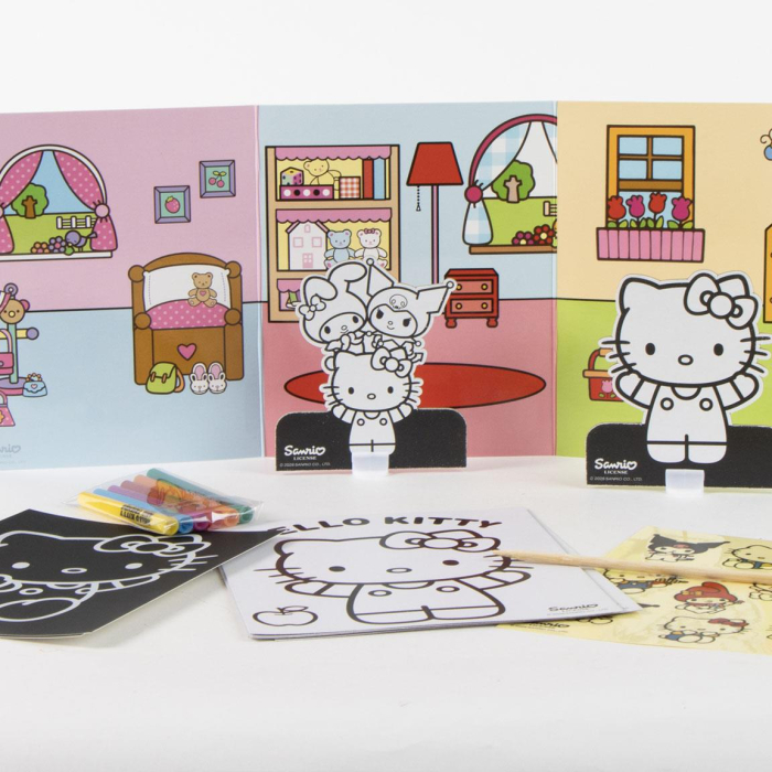 Geantă de colorat Hello Kitty pentru copii [3]