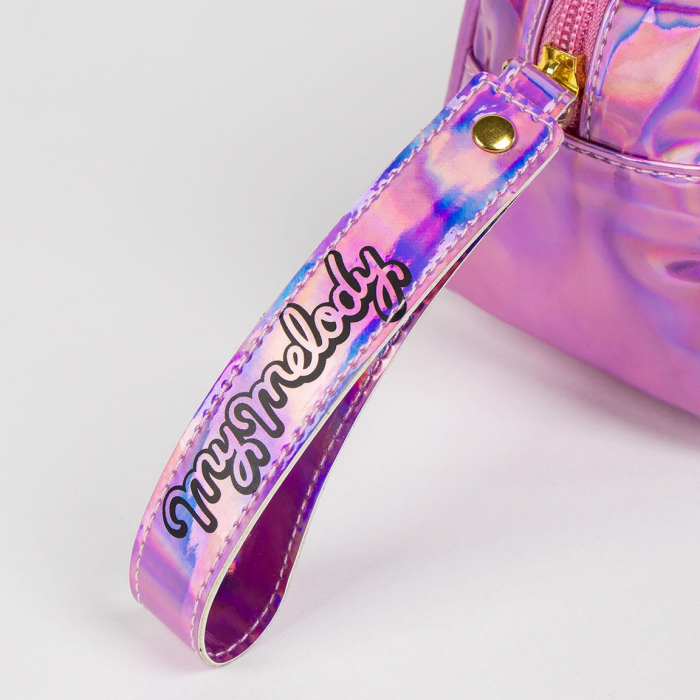 Geanta pentru cosmetice holografica Hello Kitty My Melody [3]