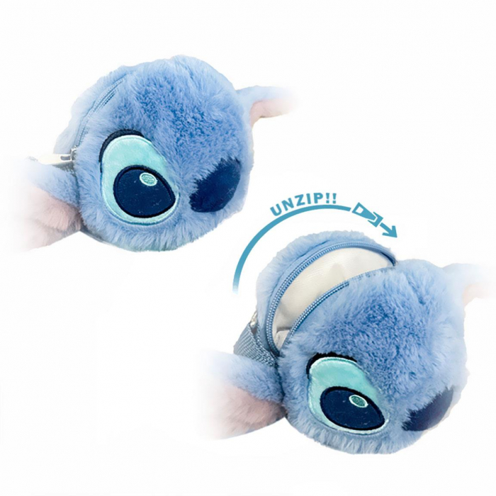 Geanta umar din plus Stitch 28x20x11 cm [6]