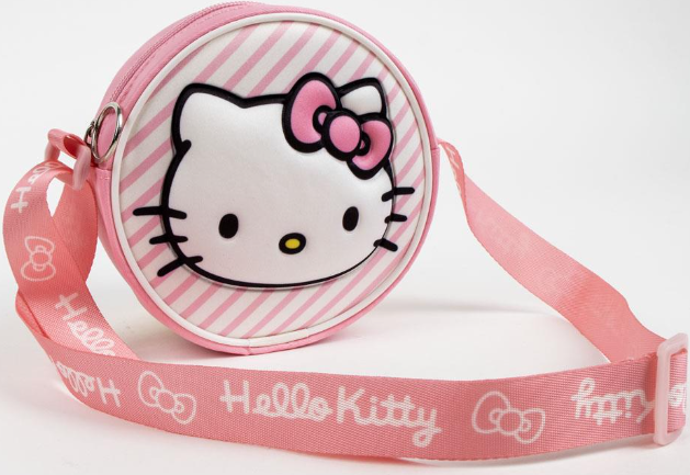 Geanta umar rotunda 3D Hello Kitty 13x13x4 cm [3]