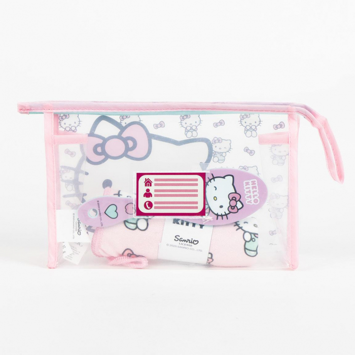 Geanta voiaj cu accesorii pentru copii Hello Kitty [2]