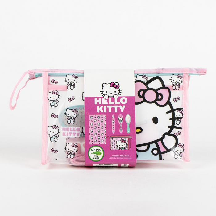 Geanta voiaj cu accesorii pentru copii Hello Kitty [5]
