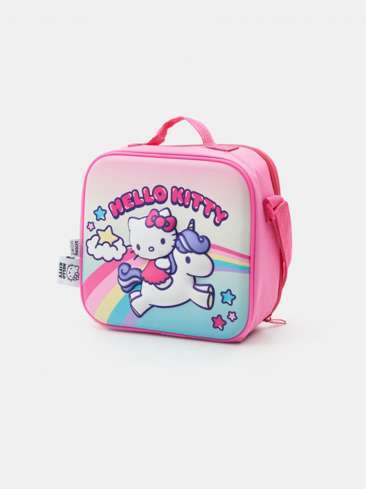 Gentuta sandwich cu sticla si cutie , Hello Kitty 20x15x8 cm [5]