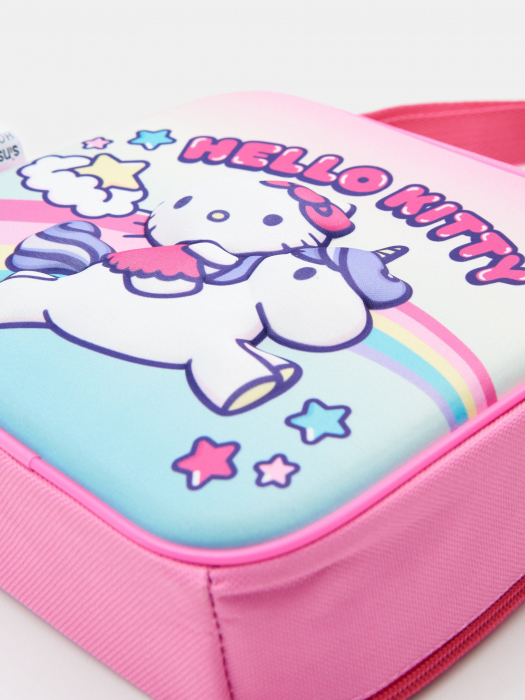 Gentuta sandwich cu sticla si cutie , Hello Kitty 20x15x8 cm [2]