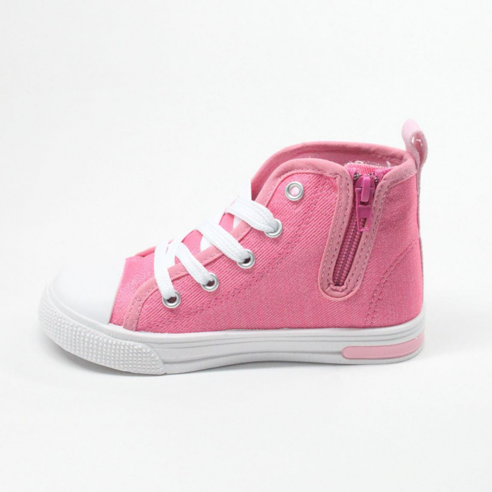 Ghete inalte sport din panza cu lumini, Minnie Mouse Disney [2]