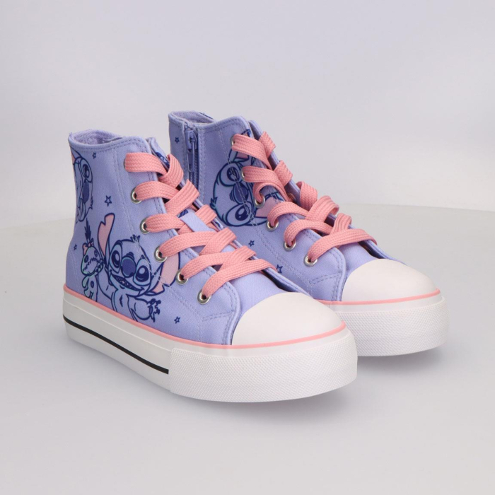Ghete inalte sport din panza cu talpa cauciuc, Lilo & Stitch [8]