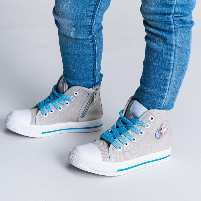 Ghete inalte sport din panza, Frozen 2 Disney [4]