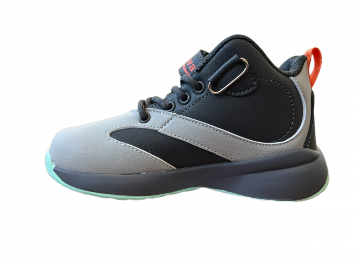 Ghete sport baieti Wker gri cu talpa verde [2]