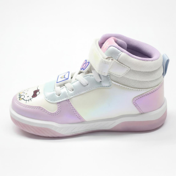 Ghete sport cu lumini, model baschet, cu Hello Kitty [2]