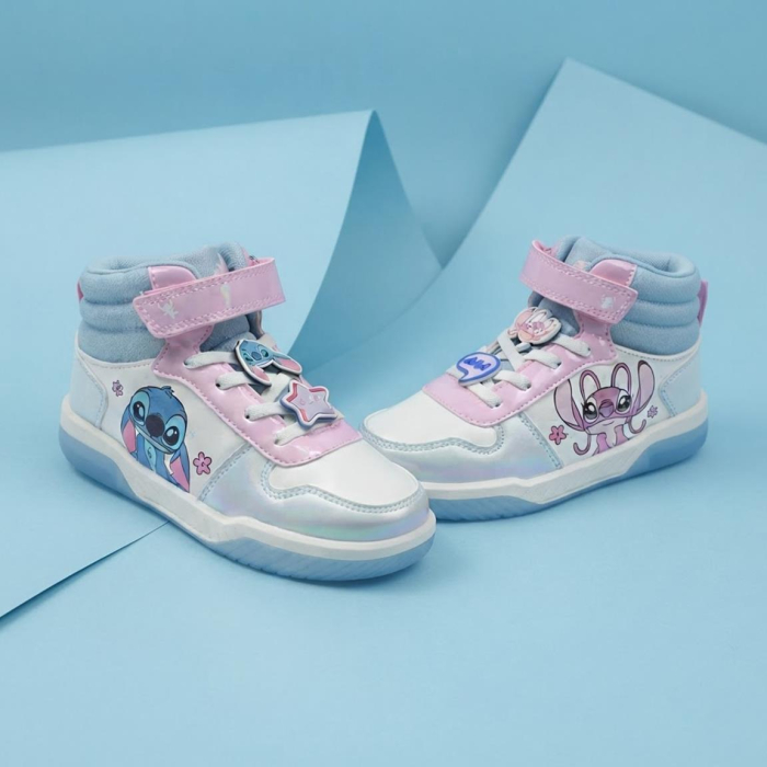 Ghete sport cu lumini, model baschet, cu Lilo & Stitch [6]