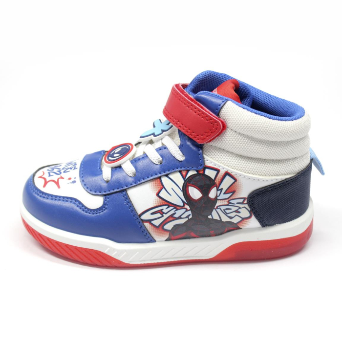 Ghete sport cu lumini, model baschet, cu Spiderman [3]