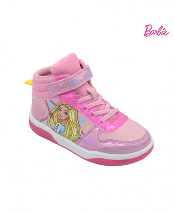 Ghete sport cu lumini, talpa PVC Barbie [3]
