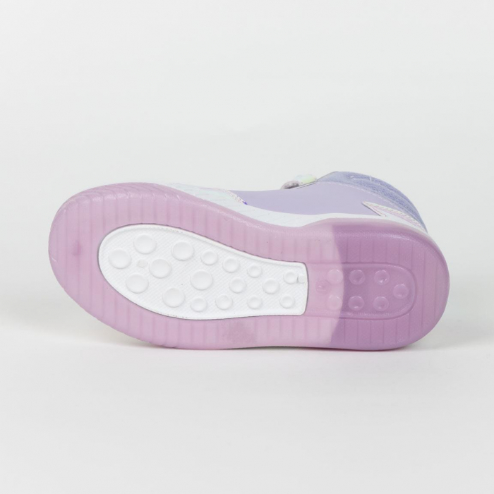 Ghete sport cu lumini, talpa PVC Frozen Disney [3]