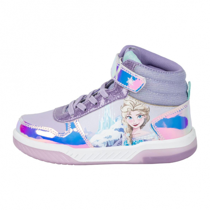 Ghete sport cu lumini, talpa PVC Frozen Disney [6]