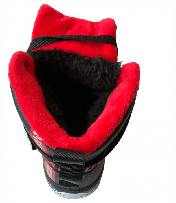 Ghete Sport de copii R-Walker negru cu rosu [5]
