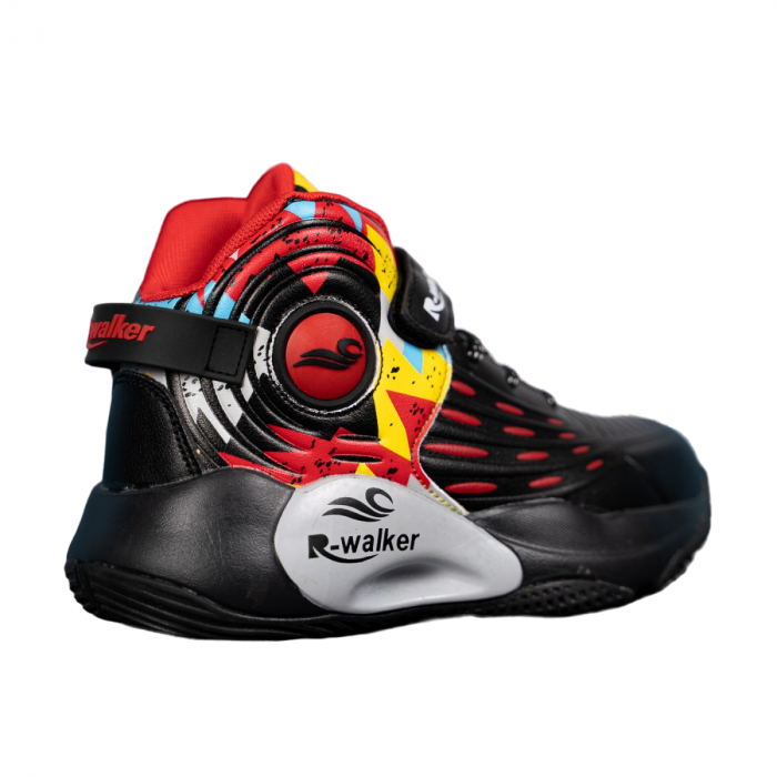 Ghete sport unisex negru/rosu [6]