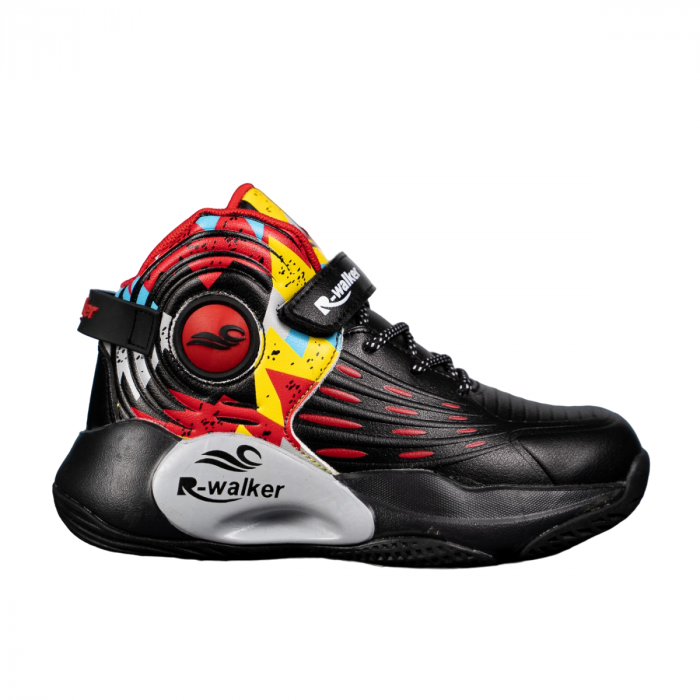 Ghete sport unisex negru/rosu [5]