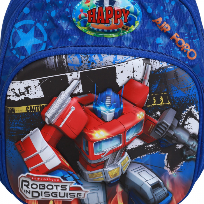 Ghiozdan 3 compartimente, 3D Robots, 37x29x13 cm [5]