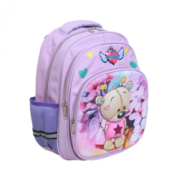 Ghiozdan 3 compartimente, 3D YuBai Bear, 38x30x15 cm [2]