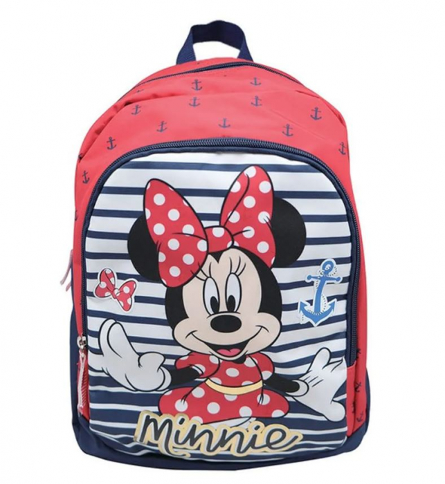 Ghiozdan clasele primare, 2 compartimente, Minnie Mouse, 27x38x10cm [2]
