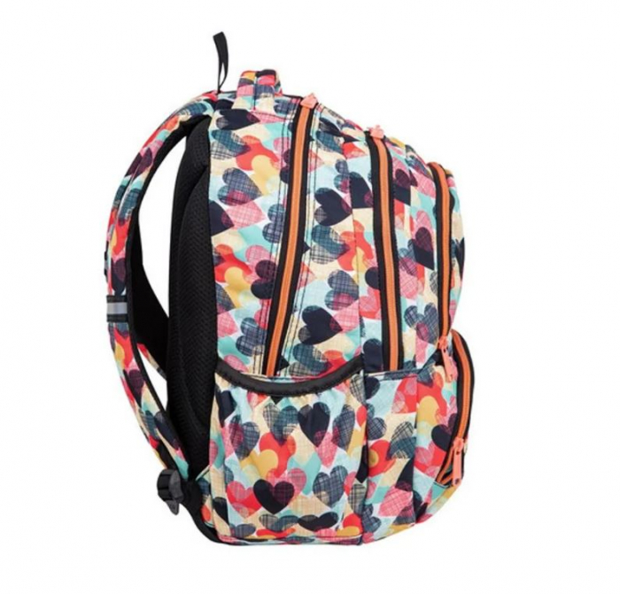 Ghiozdan cu 2 compartimente Coolpack, model inimi [3]