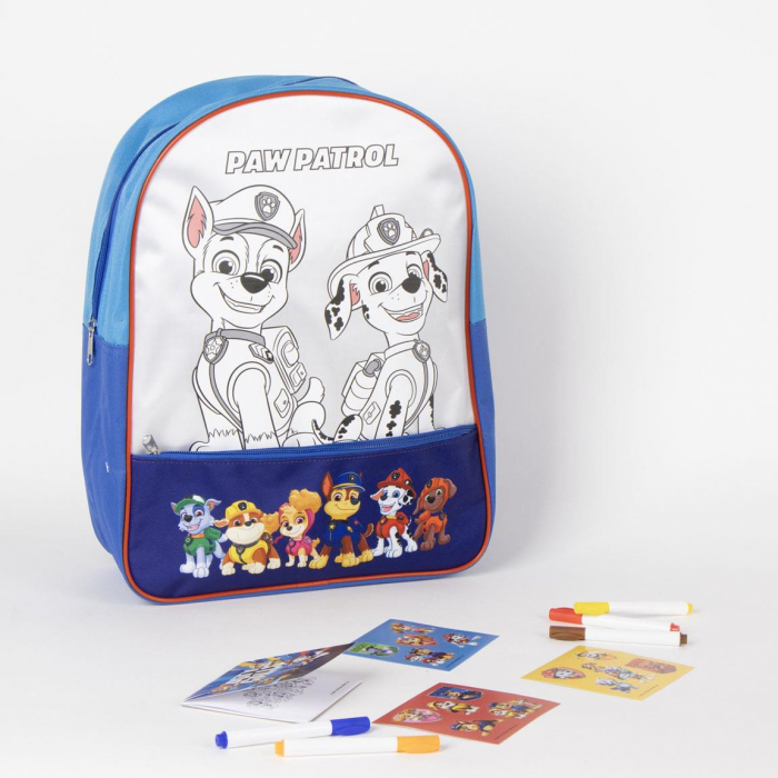 Ghiozdan de colorat Paw Patrol 38x31x3 cm [4]