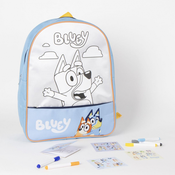Ghiozdan de colorat Bluey 38x31x3 cm [4]