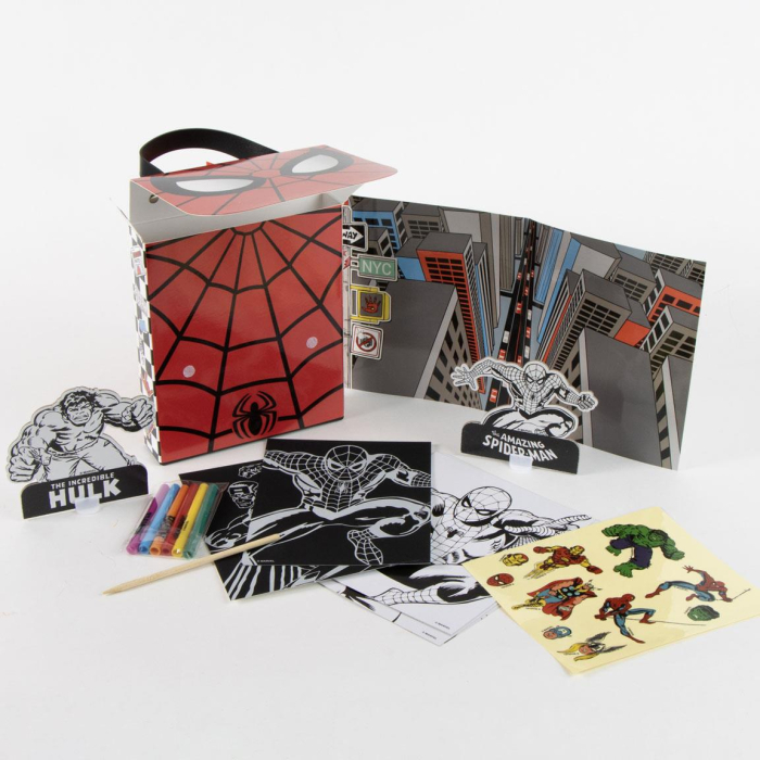 Ghiozdan de colorat Spiderman pentru copii [4]