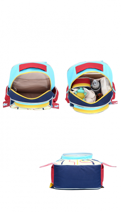 Ghiozdan gradinita 2 compartiment Cosmonaut Space Explorer, 33x23x10 cm [2]