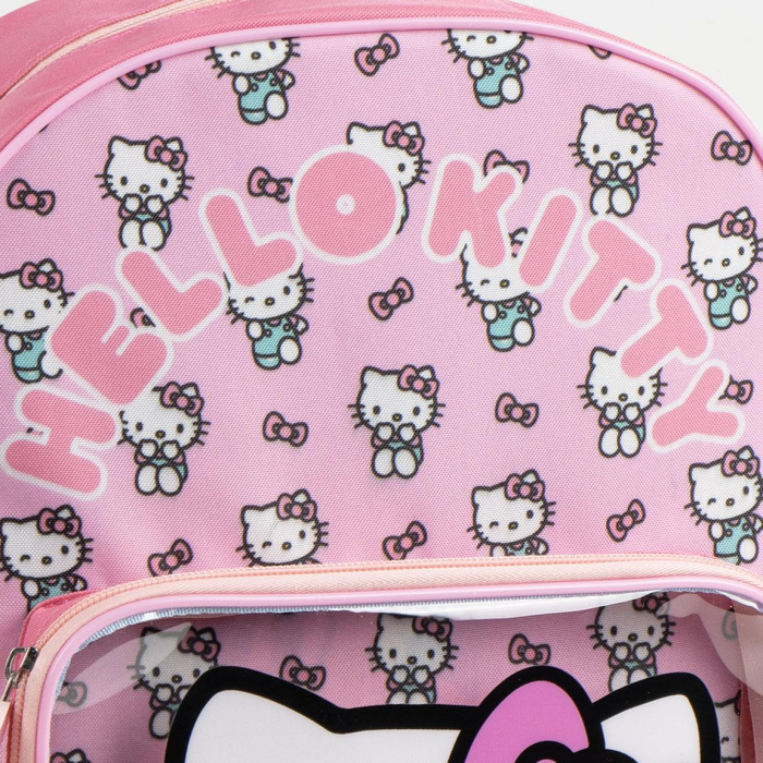 Ghiozdan gradinita 2 compartimente, Hello Kitty, 31x25x14 cm [4]