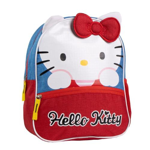 Ghiozdan gradinita 2 compartimente, Hello Kitty cu urechi [1]