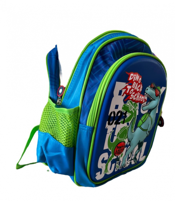 Ghiozdan gradinita 2 compartimente, 3D Dino Back to School, 31x25x10 cm [3]