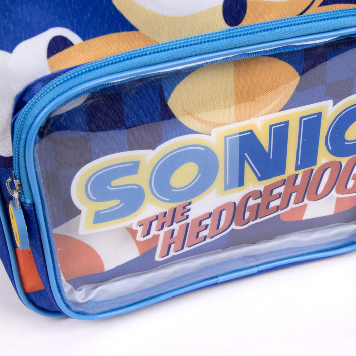 Ghiozdan gradinita 2 compartimente, Sonic, 30x25x12 cm [6]