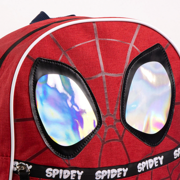 Ghiozdan gradinita 2 compartimente, Spidey lucios [6]