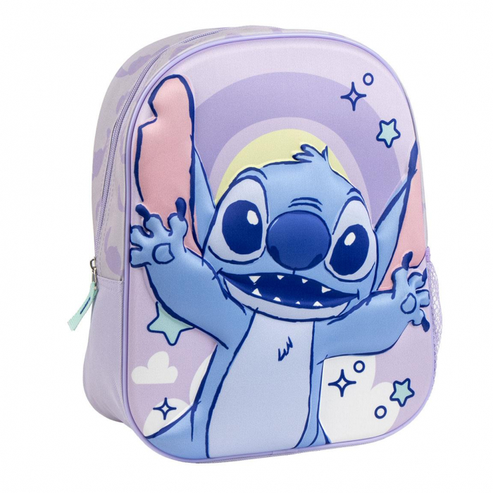 Ghiozdan gradinita 3D, 1 compartiment , Lilo & Stitch Cosmic 31x25x10 cm [1]