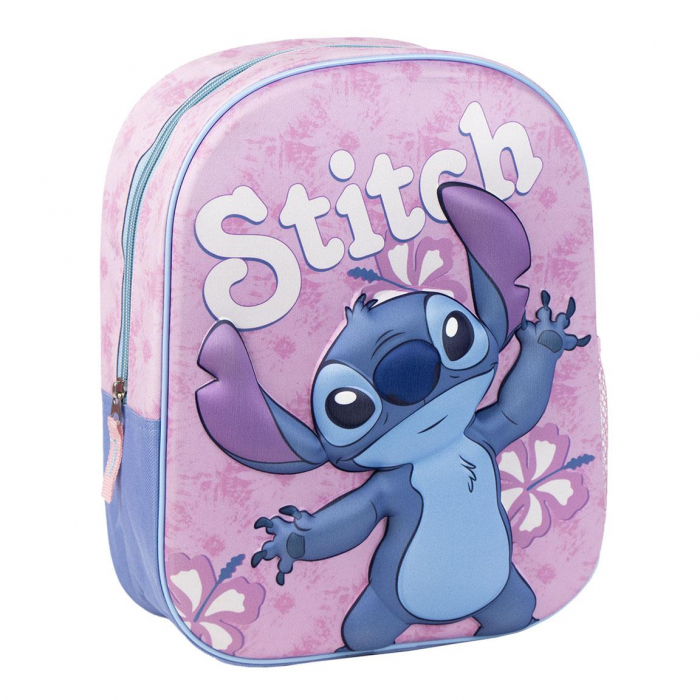 Ghiozdan gradinita 3D, 1 compartiment, Lilo & Stitch 31x25x10 cm [1]