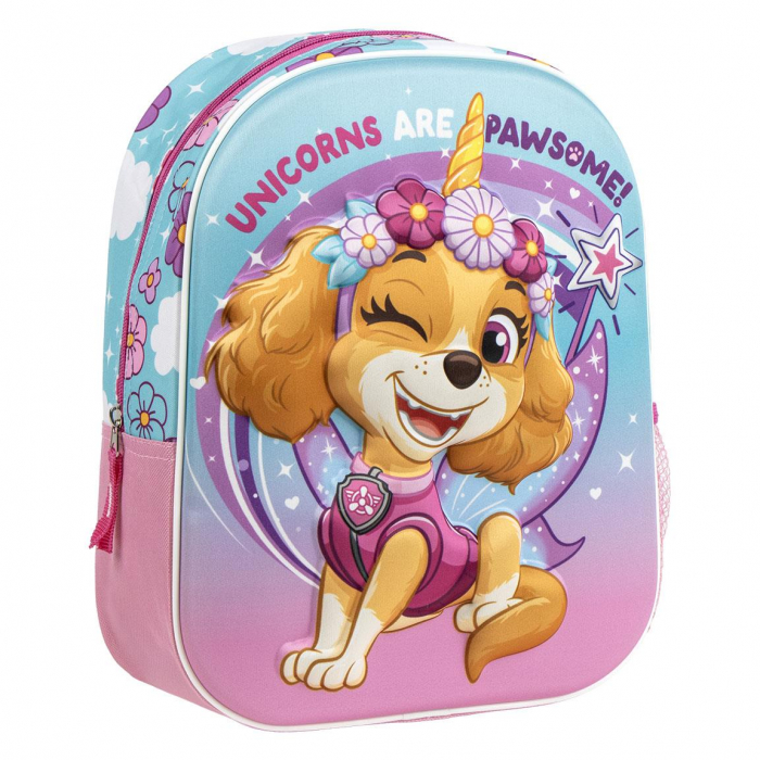 Ghiozdan gradinita 3D, 1 compartiment , Paw Patrol Skye 31x25x10 cm [1]