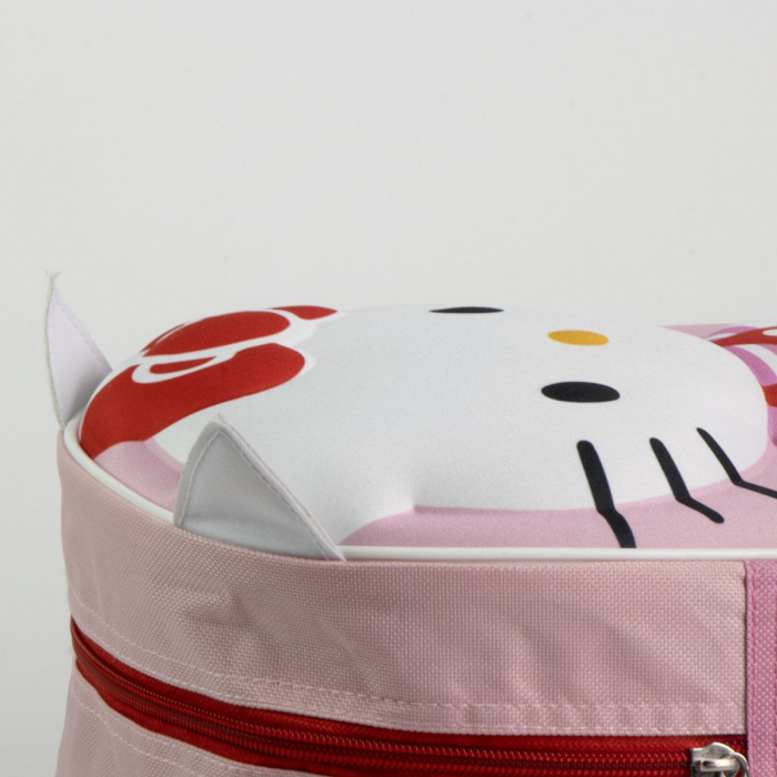Ghiozdan gradinita 3D cu urechi , Hello Kitty 22x27x10 cm [4]