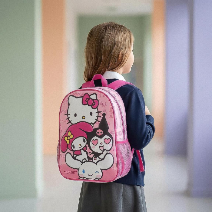 Ghiozdan gradinita 3D Hello Kitty, 31x25x10 cm [6]