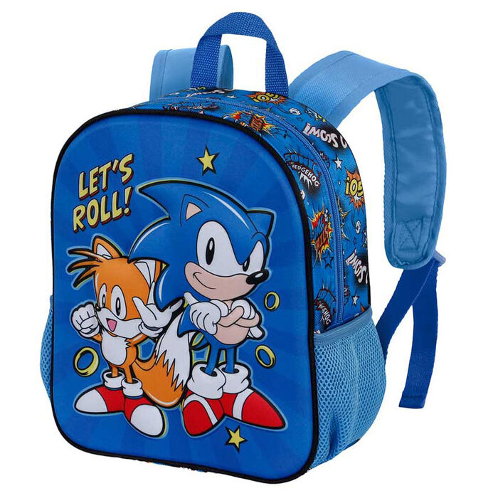 Ghiozdan gradinita 3D Sonic Lets Roll, 31 cm [2]