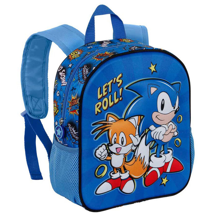 Ghiozdan gradinita 3D Sonic Lets Roll, 31 cm [3]