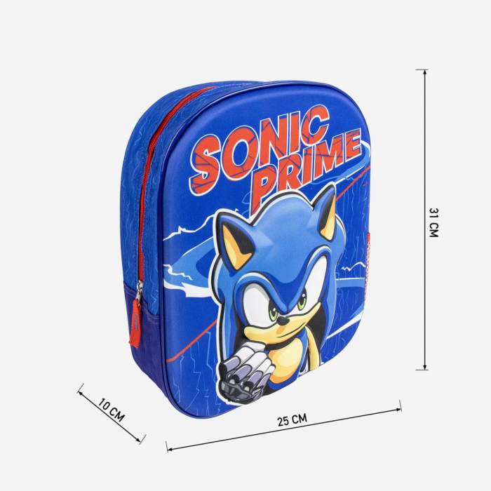 Ghiozdan gradinita 3D , Sonic Prime 31x25x10 cm [4]