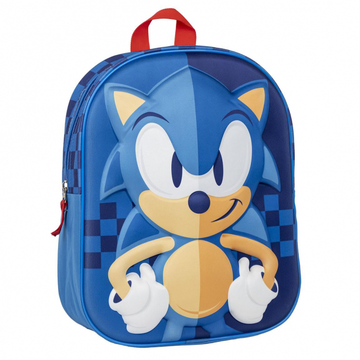 Ghiozdan gradinita 3D Sonic the Hedgehog, 31x25x10 cm [1]