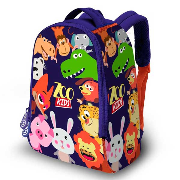 Ghiozdan gradinita din neopren, Zoo Kids, 36x25x15 cm [1]