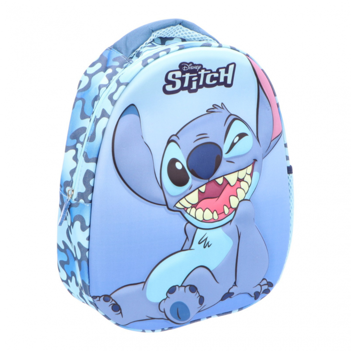 Ghiozdan gradinita oval 3D Stitch, 35x26x10 [1]