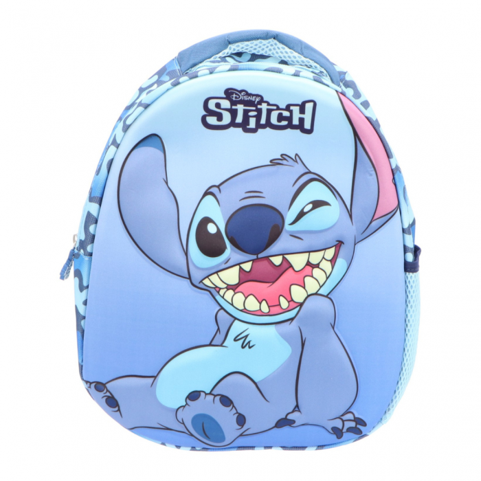 Ghiozdan gradinita oval 3D Stitch, 35x26x10 [2]