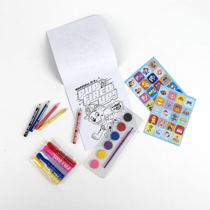 Ghiozdan gradinita Paw Patrol cu accesorii de desenat, 23x22x7 cm [5]